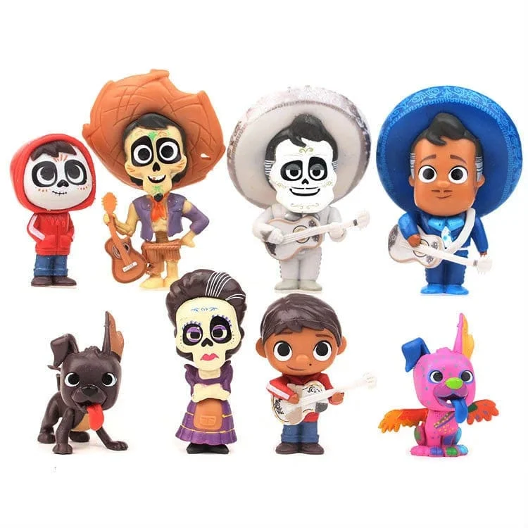 8 teile/satz Film Pixars COCO Nette Charakter Abbildung Modell Spielzeug