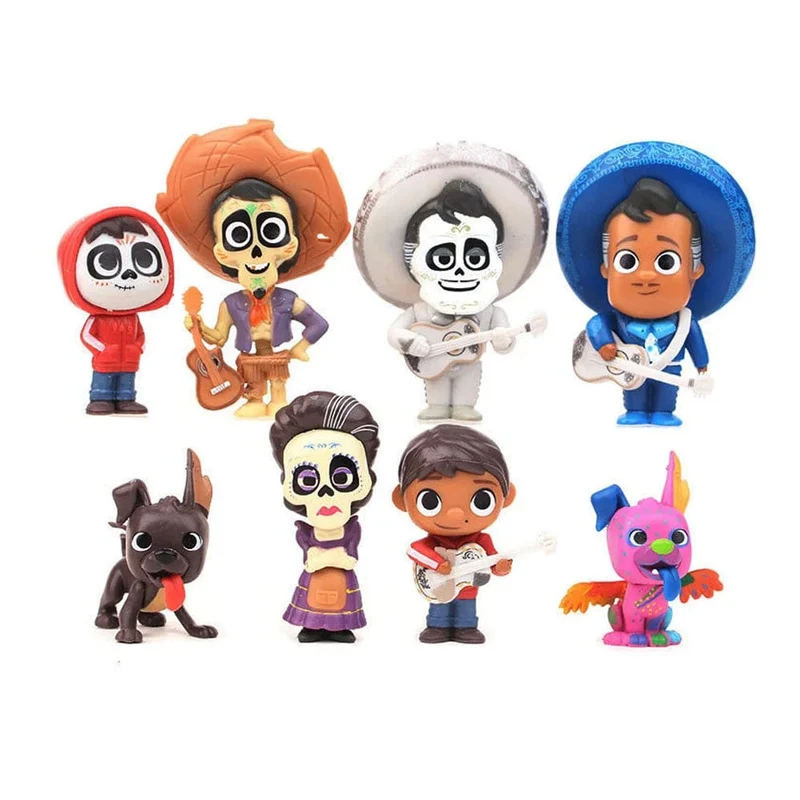 8 teile/satz Film Pixars COCO Nette Charakter Abbildung Modell Spielzeug