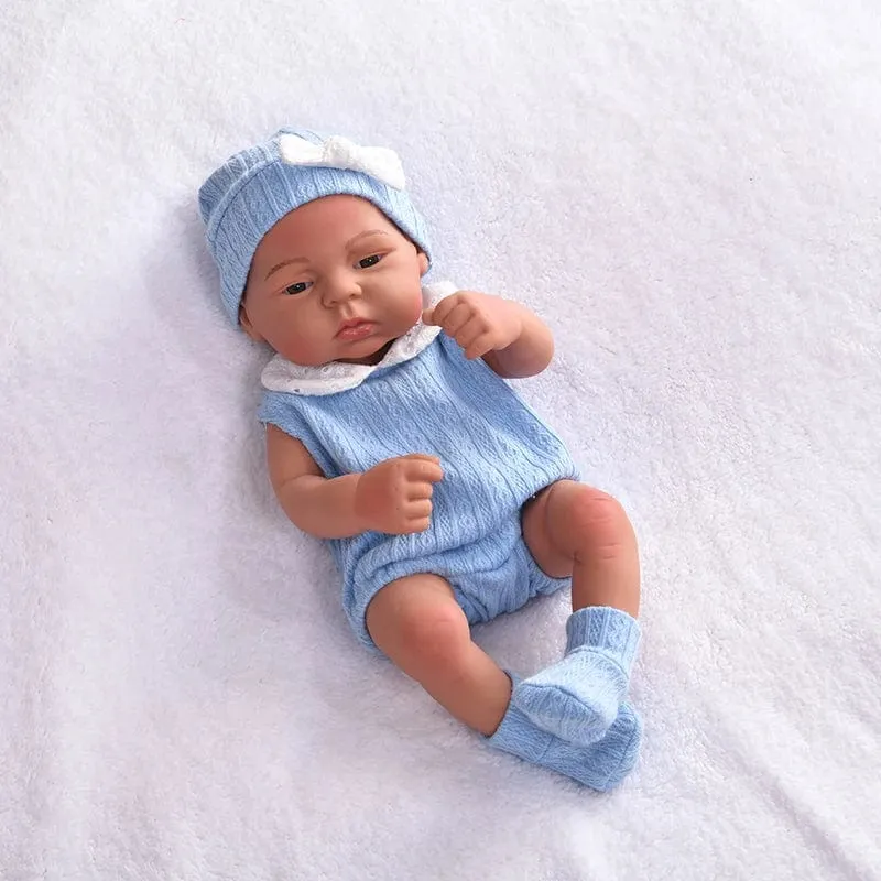 16 zoll Volle Körper Silikon Bebe Reborn Puppe Weiche Puppen Lebensechte Baby Vinyl Bebe Puppe Nette Reborn Baby Puppe Für mädchen Puppe Spielzeug