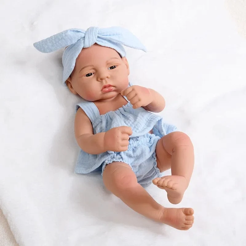 16 zoll Volle Körper Silikon Bebe Reborn Puppe Weiche Puppen Lebensechte Baby Vinyl Bebe Puppe Nette Reborn Baby Puppe Für mädchen Puppe Spielzeug