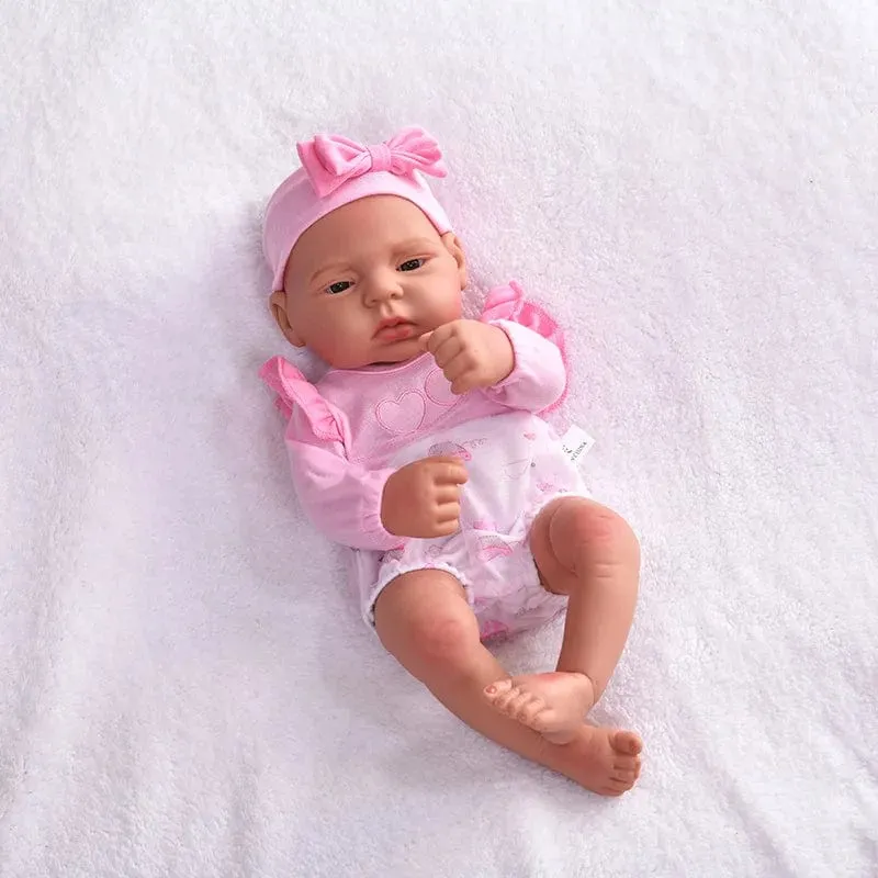 16 zoll Volle Körper Silikon Bebe Reborn Puppe Weiche Puppen Lebensechte Baby Vinyl Bebe Puppe Nette Reborn Baby Puppe Für mädchen Puppe Spielzeug