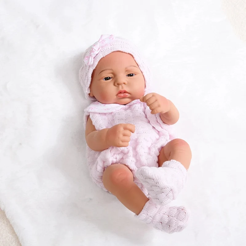 16 zoll Volle Körper Silikon Bebe Reborn Puppe Weiche Puppen Lebensechte Baby Vinyl Bebe Puppe Nette Reborn Baby Puppe Für mädchen Puppe Spielzeug