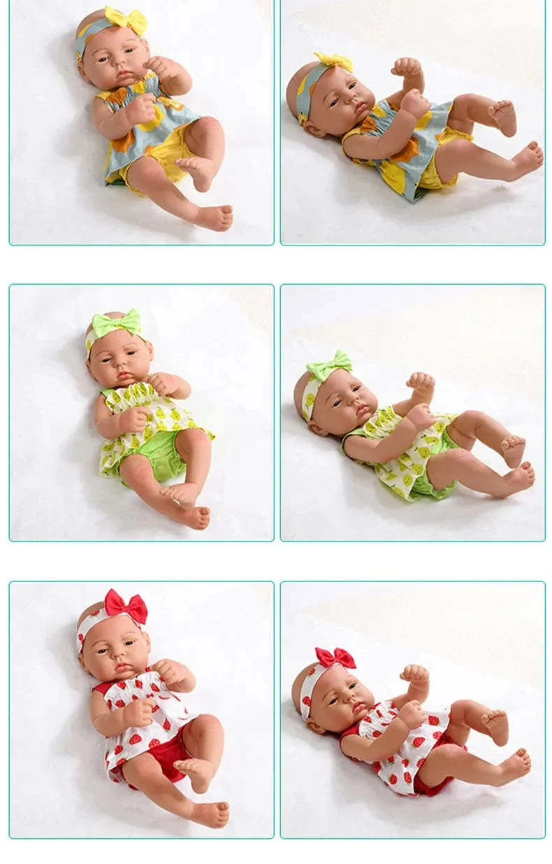 16 zoll Volle Körper Silikon Bebe Reborn Puppe Weiche Puppen Lebensechte Baby Vinyl Bebe Puppe Nette Reborn Baby Puppe Für mädchen Puppe Spielzeug