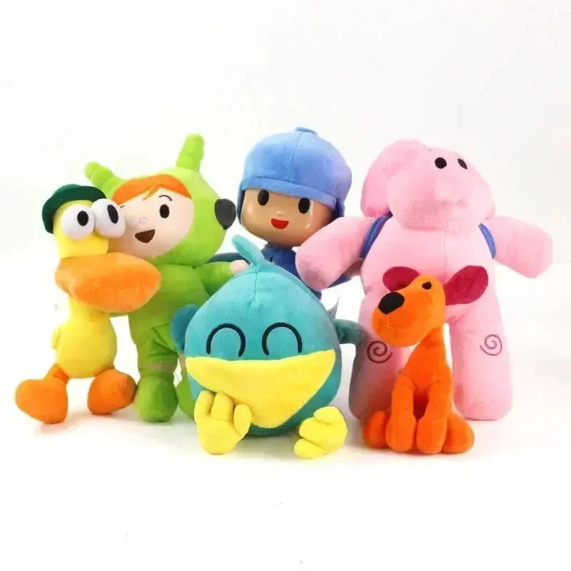 Grenzüberschreitendes Explosionsspielzeug, klein, P Youyou Pocoyo, Plüsch, Barto, Entenwelpe, Lula Aili, Elefantenpuppe