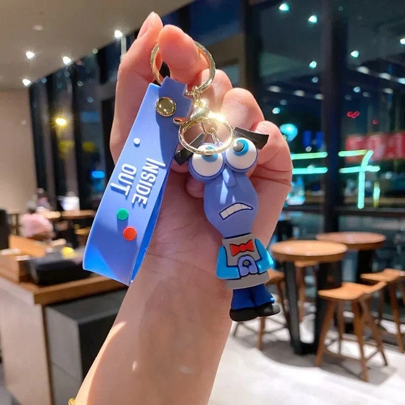 Neuer Schlüsselanhänger „Inside Out 2“ aus dem Disney-Film „Angst, Langeweile, Neid“, süße Mädchen, kreativer Taschenanhänger, Auto-Schlüsselanhänger, Spielzeug, Geschenke