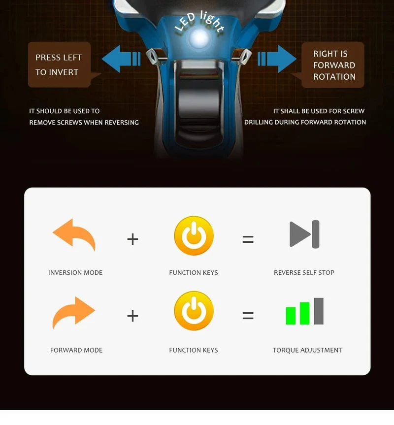 Kamolee 1800 NM Drehmoment DTW700 Bürstenloser elektrischer Schlagschrauber 1/2 Zoll Lithium-Ionen-Akku für Makita 18V Akku