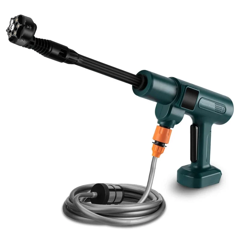 NEWBENY 200Bar bürstenlose Hochdruck-Autowaschpistole 6 IN 1 elektrische Gartenwaschwasser-Spritzpistole für Makita 18V Batterie