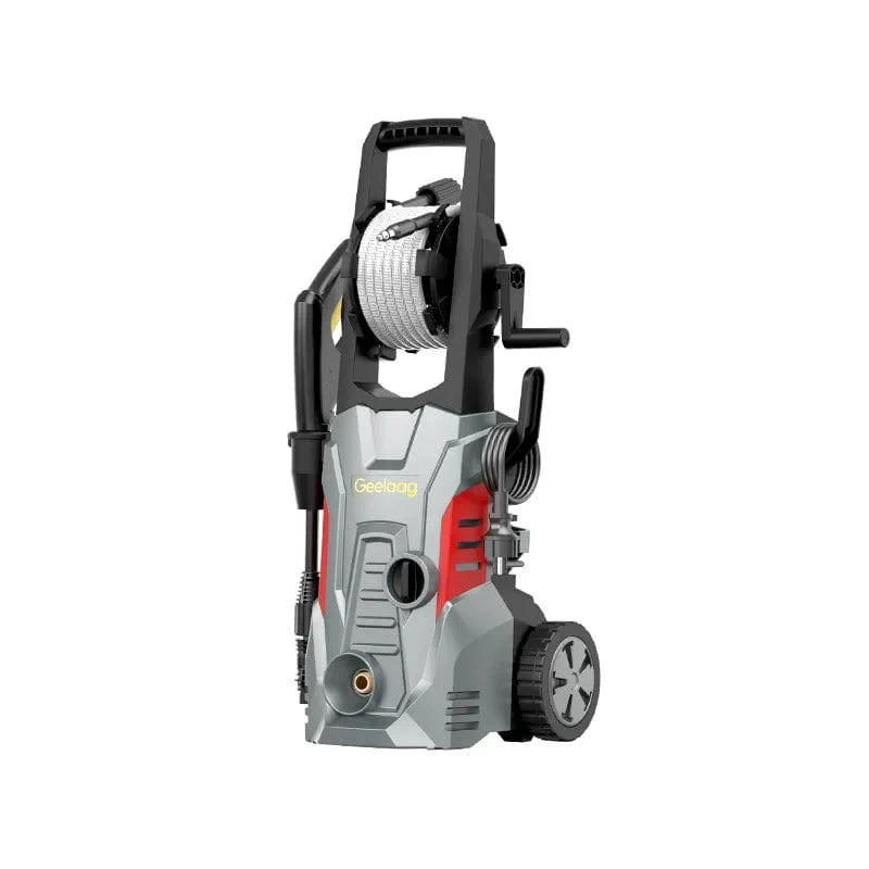 Elektrischer Hochdruckreiniger, 220 V, 1600 W, Hochleistungs-Waschmaschine mit Düsen, ideal zum Reinigen von Häusern, Autos, Einfahrten und Terrassen