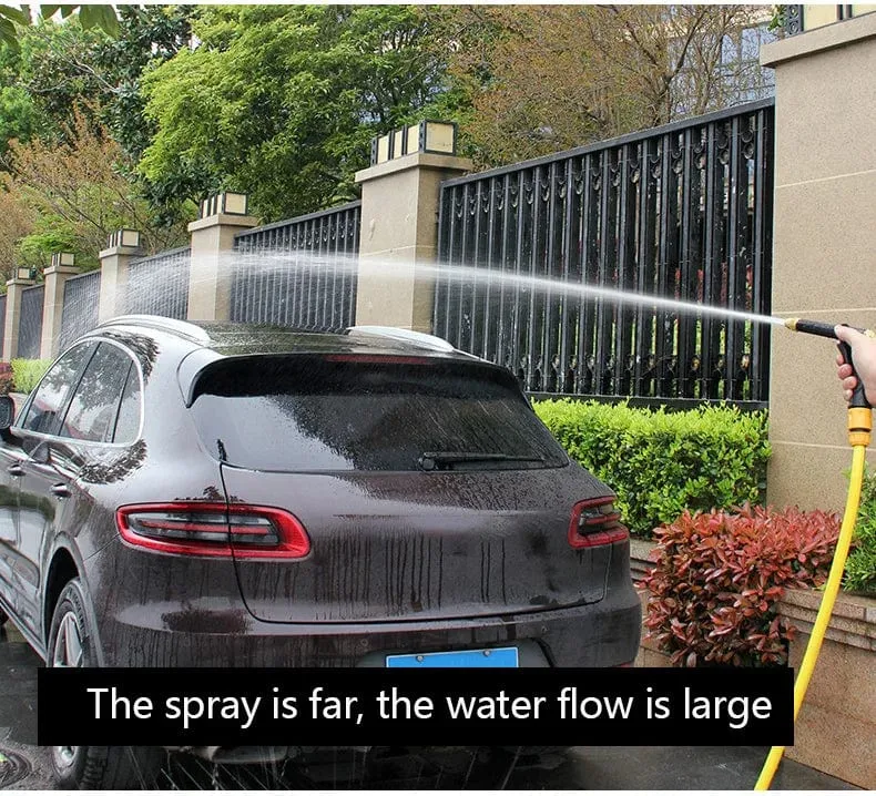 LUSQI Tragbare Hochdruck-Wasserpistole, Autowaschpistole zum Reinigen von Autowaschmaschinen, Gartenbewässerungsschlauch, Düsensprinklerschaum