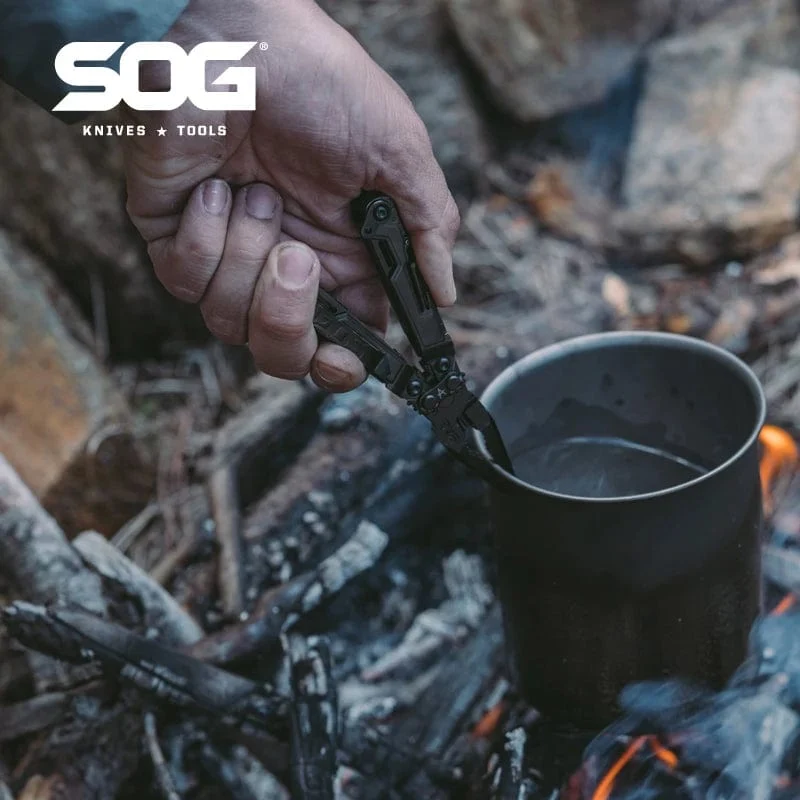 SOG 18 in 1 PowerPint Multifunktionswerkzeug Zange Mini EDC Angeln Klapphandwerkzeuge Outdoor Survival Campingausrüstung - PP1001/1002-CP