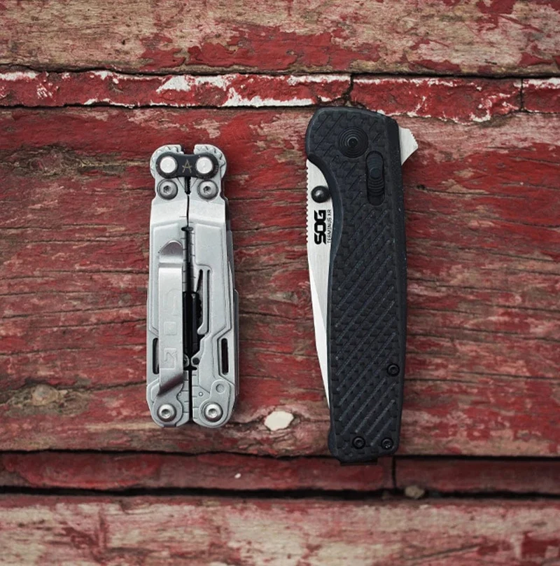 SOG 18 in 1 PowerPint Multifunktionswerkzeug Zange Mini EDC Angeln Klapphandwerkzeuge Outdoor Survival Campingausrüstung - PP1001/1002-CP