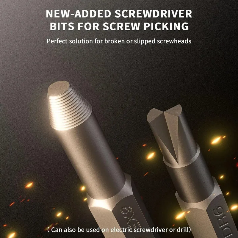 180-in-1-Präzisionsschraubendreher-Set, magnetische Bohrer-Bits, professionelle Handreparaturwerkzeuge für iPhone, Uhrengläser, mit Aufbewahrungsbox
