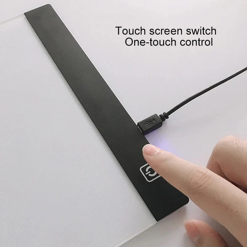 Led Zeichnung Kopie Pad 3 Ebene Dimmbare Bord Tisch Animation Malerei Pädagogisches Spielzeug Geschenk Einstellbare Licht Notizblock Für Kinder