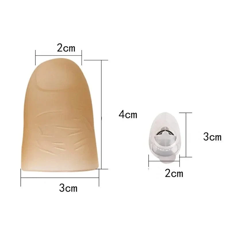 2 Stücke Magie Super Elektronische LED Licht Blinkende Finger Zaubertrick Requisiten Kinder Erstaunliche Glow Spielzeug Kinder Leuchtende Dekor Geschenke