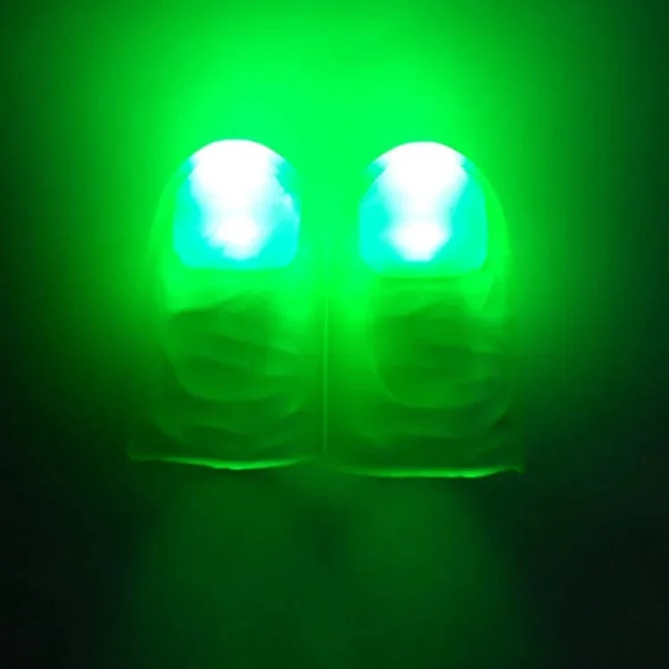 2 Stücke Magie Super Elektronische LED Licht Blinkende Finger Zaubertrick Requisiten Kinder Erstaunliche Glow Spielzeug Kinder Leuchtende Dekor Geschenke