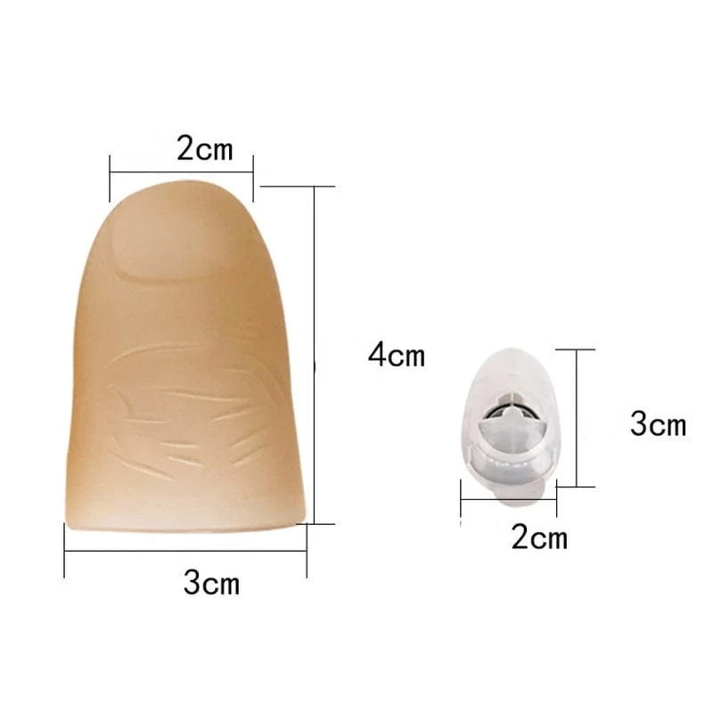 2 Stücke Magie Super Elektronische LED Licht Blinkende Finger Zaubertrick Requisiten Kinder Erstaunliche Glow Spielzeug Kinder Leuchtende Dekor Geschenke