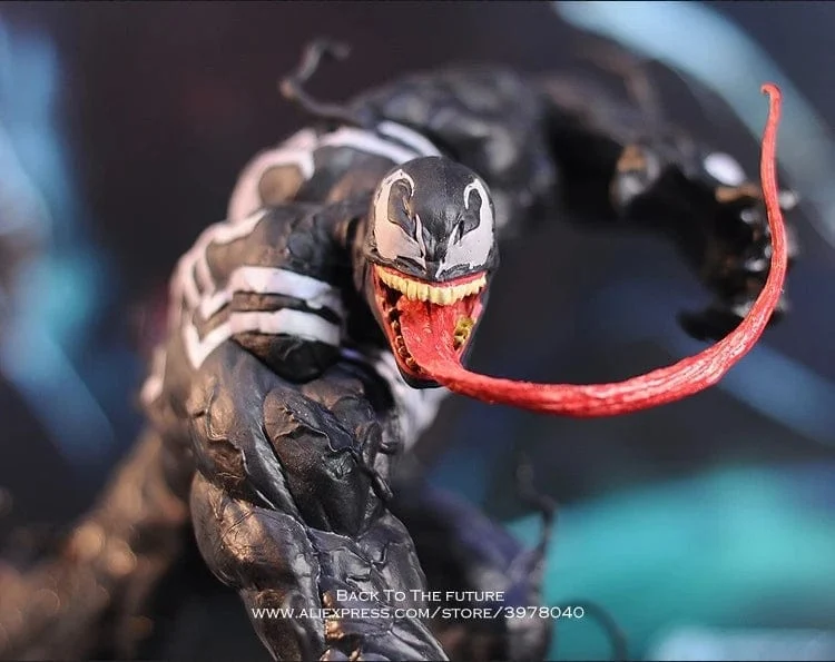 Hasbro Marvel Film Superheld Venom Spiderman 18cm Actionfigur Anime Dekoration Sammlung Mini Spielzeug Modell für Kinder Geschenk