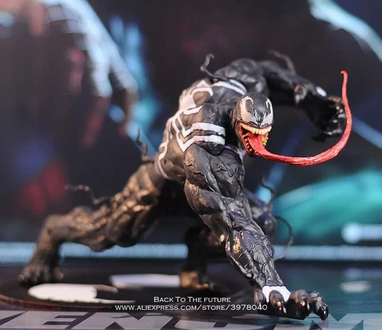 Hasbro Marvel Film Superheld Venom Spiderman 18cm Actionfigur Anime Dekoration Sammlung Mini Spielzeug Modell für Kinder Geschenk