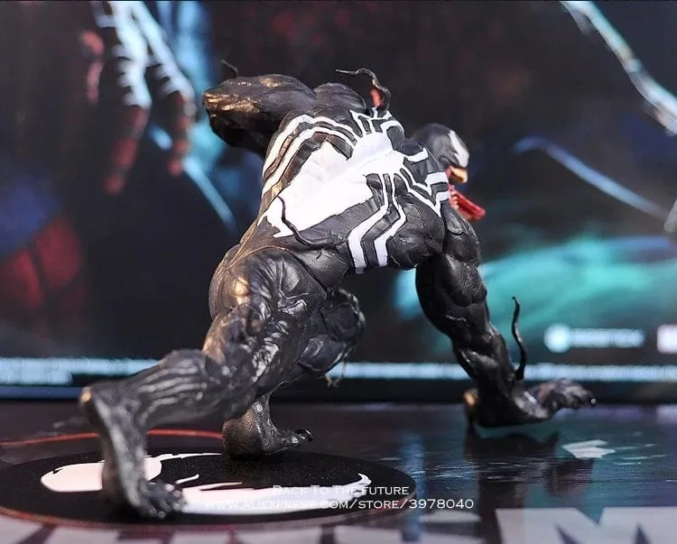Hasbro Marvel Film Superheld Venom Spiderman 18cm Actionfigur Anime Dekoration Sammlung Mini Spielzeug Modell für Kinder Geschenk