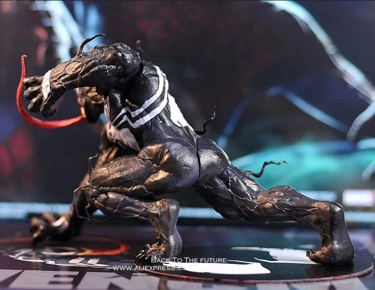Hasbro Marvel Film Superheld Venom Spiderman 18cm Actionfigur Anime Dekoration Sammlung Mini Spielzeug Modell für Kinder Geschenk
