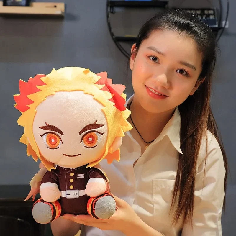20 cm Dämonentöter Plüschpuppe Tanjirou Nezuko Zenitsu Anime Film Stofftier Kimetsu No Yaiba Spiel Plüschtier Figur Kinder Geschenk