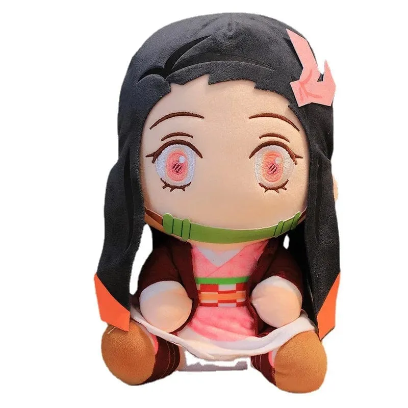 20 cm Dämonentöter Plüschpuppe Tanjirou Nezuko Zenitsu Anime Film Stofftier Kimetsu No Yaiba Spiel Plüschtier Figur Kinder Geschenk