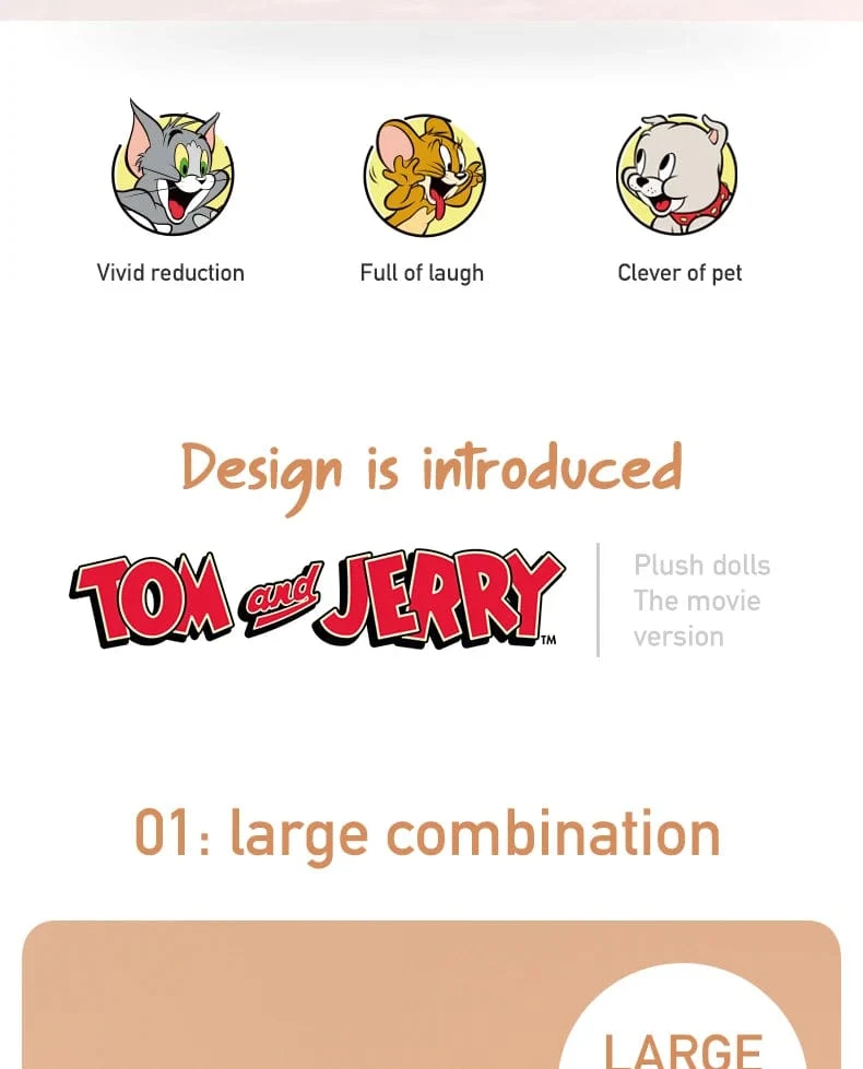 Tom und Jerry Plüschtier Zeichentrickfilm Katze Tuffy Nibbles Maus Plüschtiere Kuscheltiere Seife Actionfigur Studio Puppenspielzeug