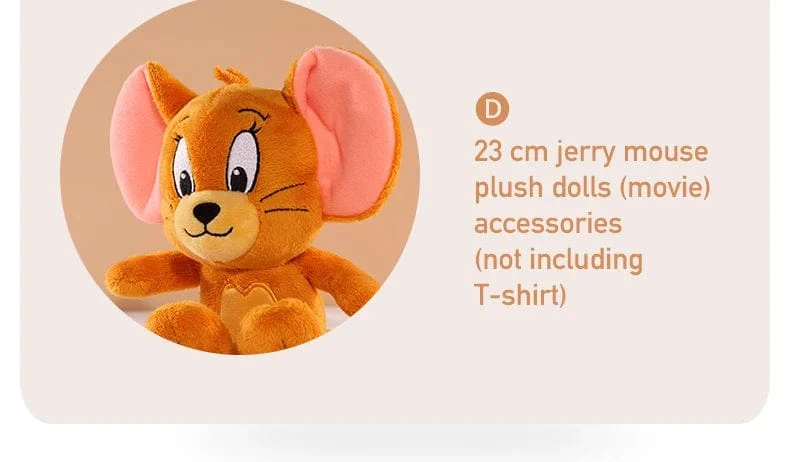 Tom und Jerry Plüschtier Zeichentrickfilm Katze Tuffy Nibbles Maus Plüschtiere Kuscheltiere Seife Actionfigur Studio Puppenspielzeug