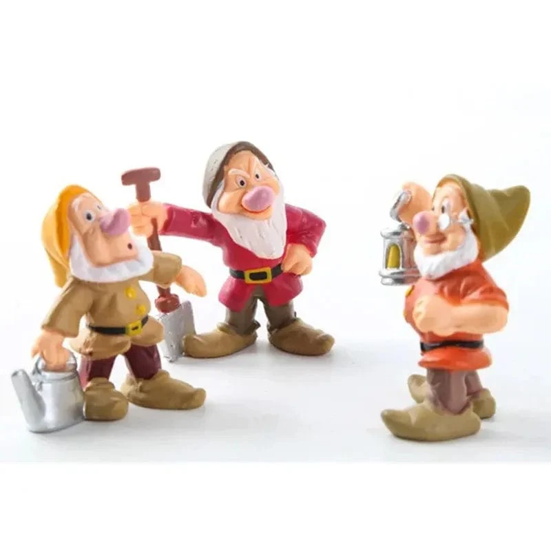 8 Teile/satz Disney Film Schneewittchen Und Die Sieben Zwerge Action Figur Schnee Prinzessin Hübsche Puppen Sammlung