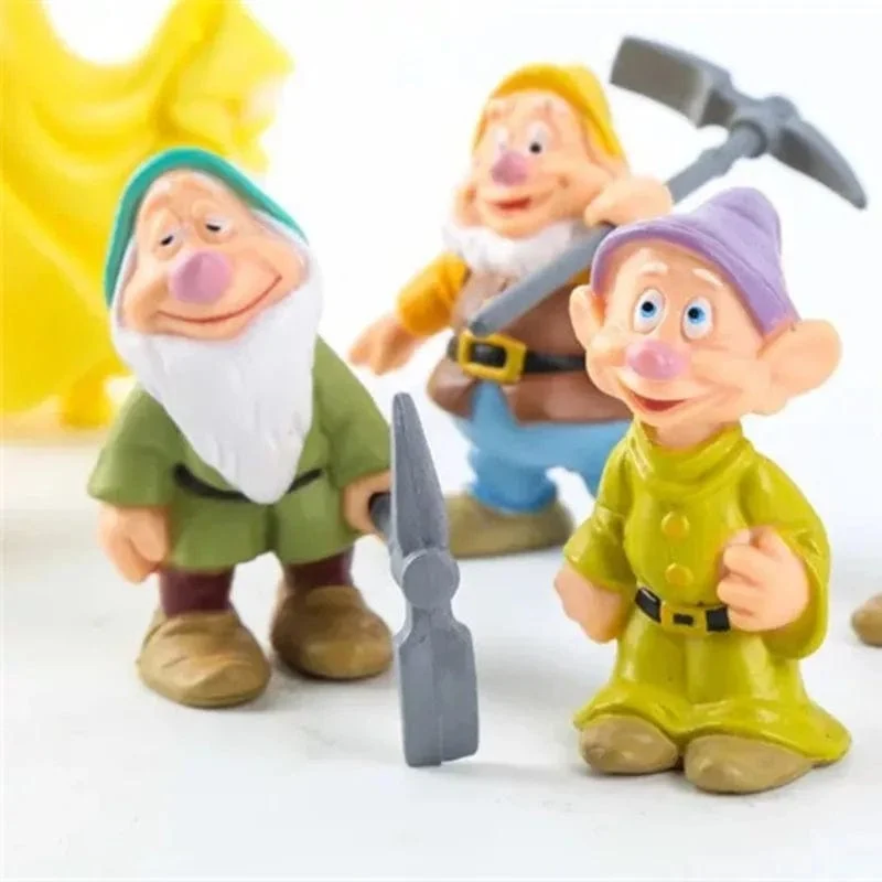8 Teile/satz Disney Film Schneewittchen Und Die Sieben Zwerge Action Figur Schnee Prinzessin Hübsche Puppen Sammlung