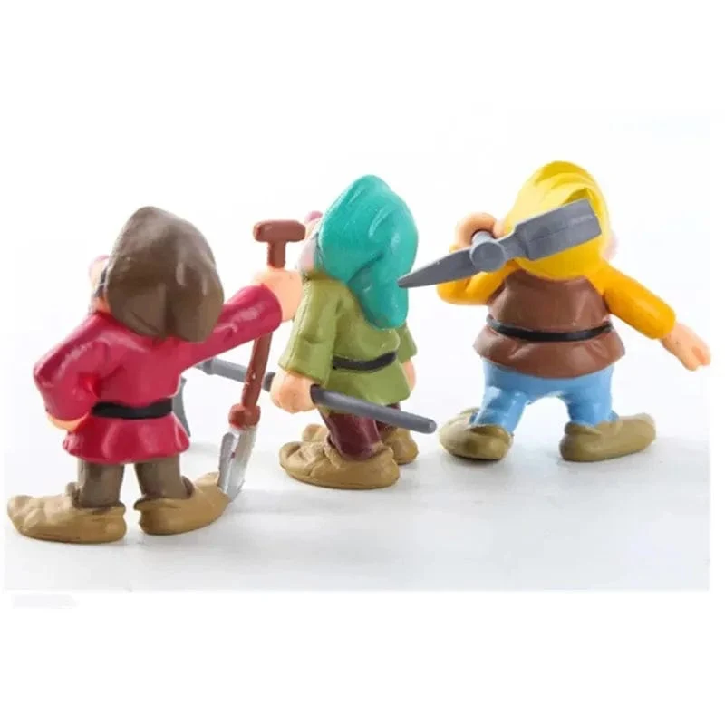 8 Teile/satz Disney Film Schneewittchen Und Die Sieben Zwerge Action Figur Schnee Prinzessin Hübsche Puppen Sammlung