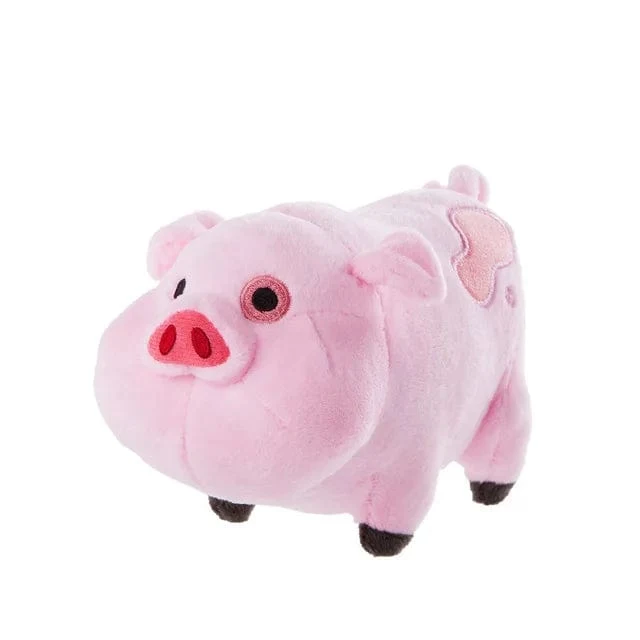 18 cm Disney Anime-Film Gravity Falls Figuren Waddles Pig Cartoon Kuscheltiere Plüschpuppe Spielzeug für Kind Mädchen Neujahr Weihnachtsgeschenk
