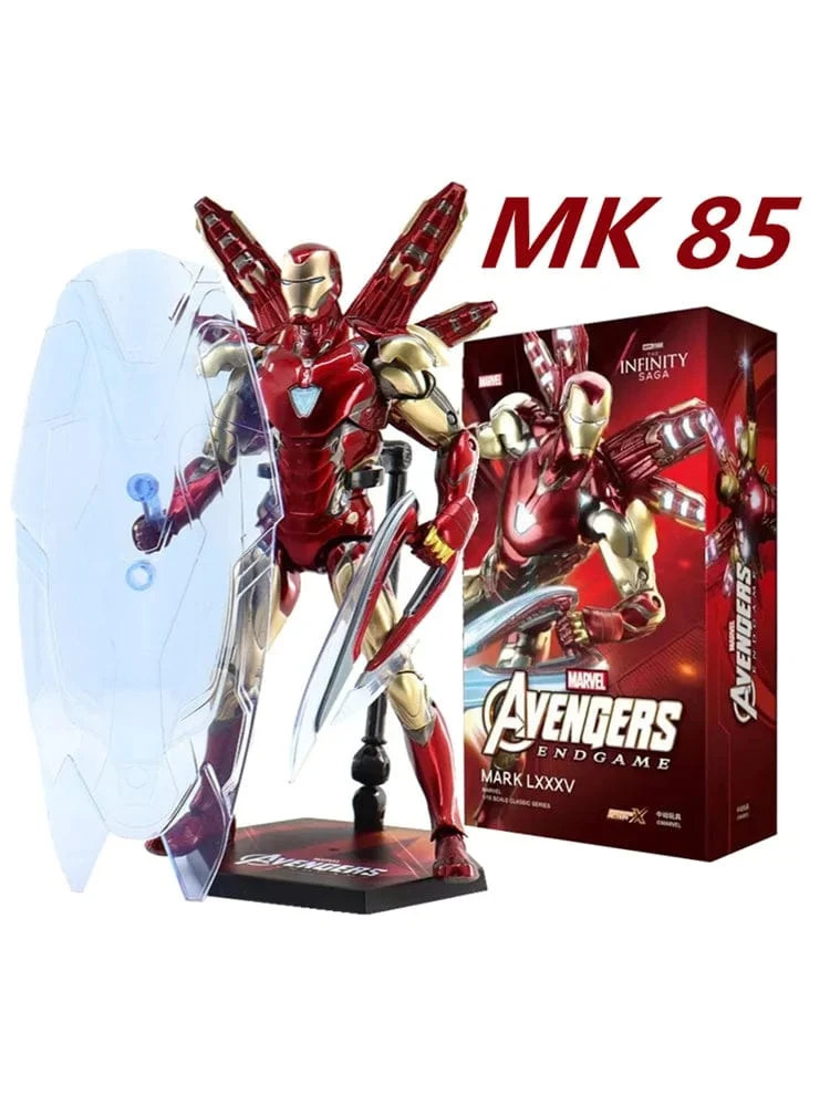 ZD Toys Iron Man Serie Gelenkbeweglich MK1 MK2 MK3 MK4 MK5 MK6 MK7 MK42 MK43 MK50 Film Actionfigur 7 Zoll Mark Dolls