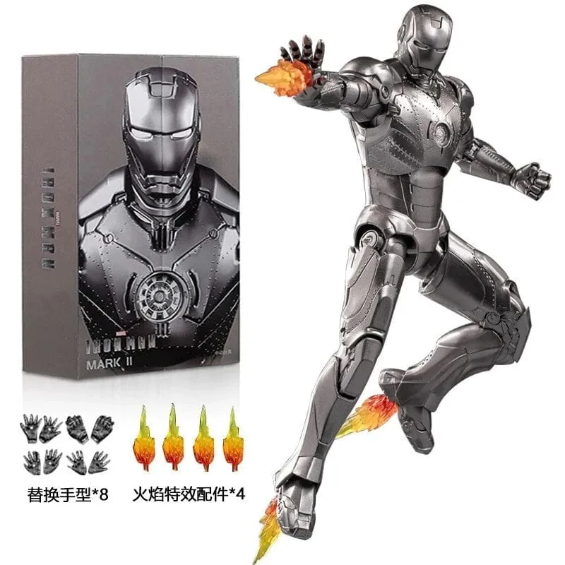 ZD Toys Iron Man Serie Gelenkbeweglich MK1 MK2 MK3 MK4 MK5 MK6 MK7 MK42 MK43 MK50 Film Actionfigur 7 Zoll Mark Dolls