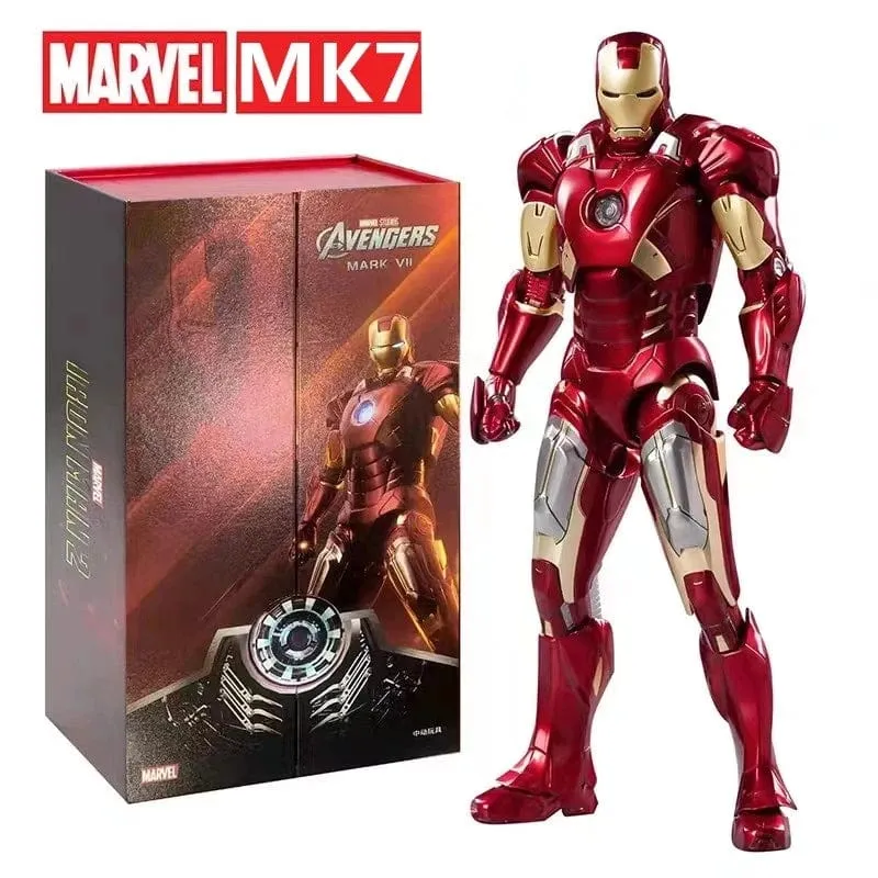 ZD Toys Iron Man Serie Gelenkbeweglich MK1 MK2 MK3 MK4 MK5 MK6 MK7 MK42 MK43 MK50 Film Actionfigur 7 Zoll Mark Dolls