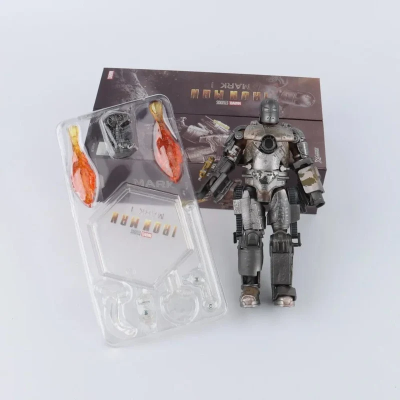 ZD Toys Iron Man Serie Gelenkbeweglich MK1 MK2 MK3 MK4 MK5 MK6 MK7 MK42 MK43 MK50 Film Actionfigur 7 Zoll Mark Dolls