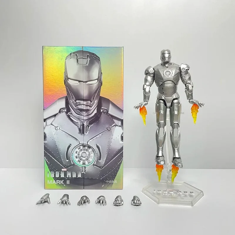 ZD Toys Iron Man Serie Gelenkbeweglich MK1 MK2 MK3 MK4 MK5 MK6 MK7 MK42 MK43 MK50 Film Actionfigur 7 Zoll Mark Dolls