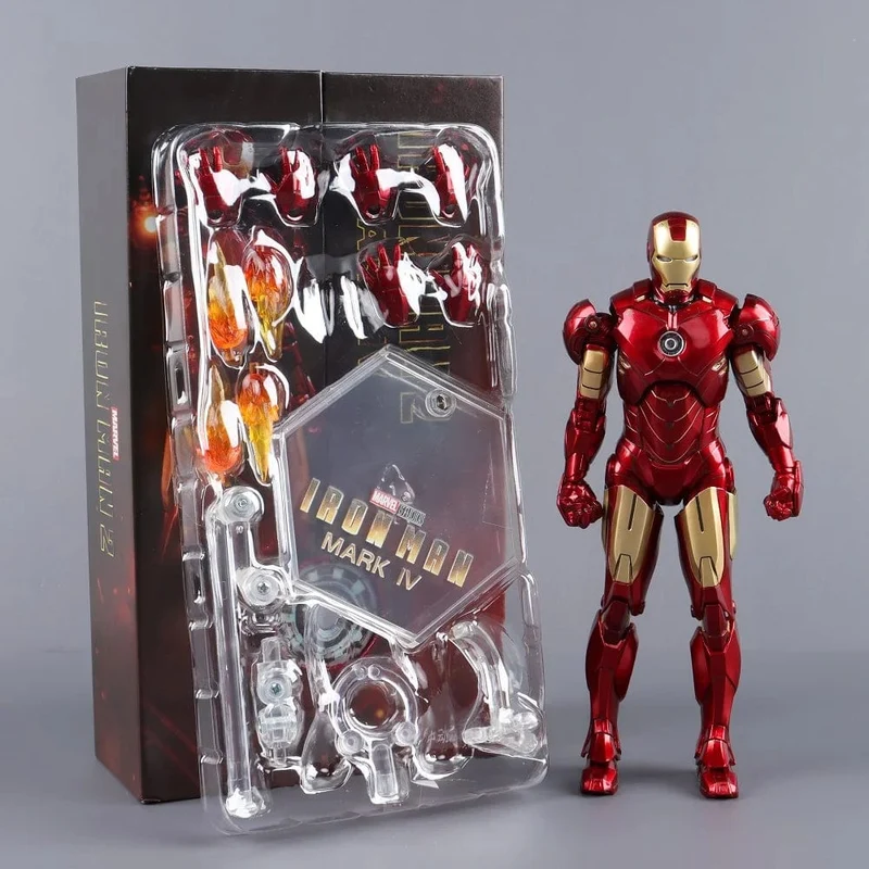 ZD Toys Iron Man Serie Gelenkbeweglich MK1 MK2 MK3 MK4 MK5 MK6 MK7 MK42 MK43 MK50 Film Actionfigur 7 Zoll Mark Dolls