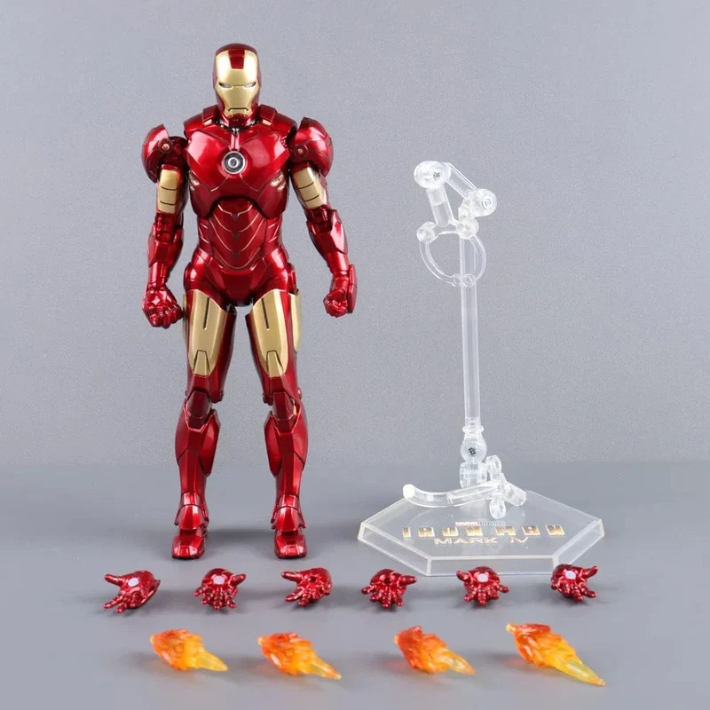ZD Toys Iron Man Serie Gelenkbeweglich MK1 MK2 MK3 MK4 MK5 MK6 MK7 MK42 MK43 MK50 Film Actionfigur 7 Zoll Mark Dolls