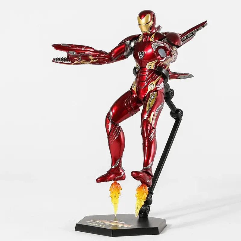 ZD Toys Iron Man Serie Gelenkbeweglich MK1 MK2 MK3 MK4 MK5 MK6 MK7 MK42 MK43 MK50 Film Actionfigur 7 Zoll Mark Dolls