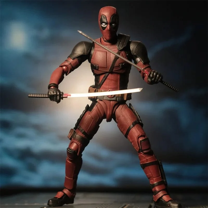 Deadpool & Wolverine Actionfigur SHFiguarts Gemeinsam beweglich New Mutants Wilson Comics Wade SHF Modell Filmspielzeug für Kinder Geschenk