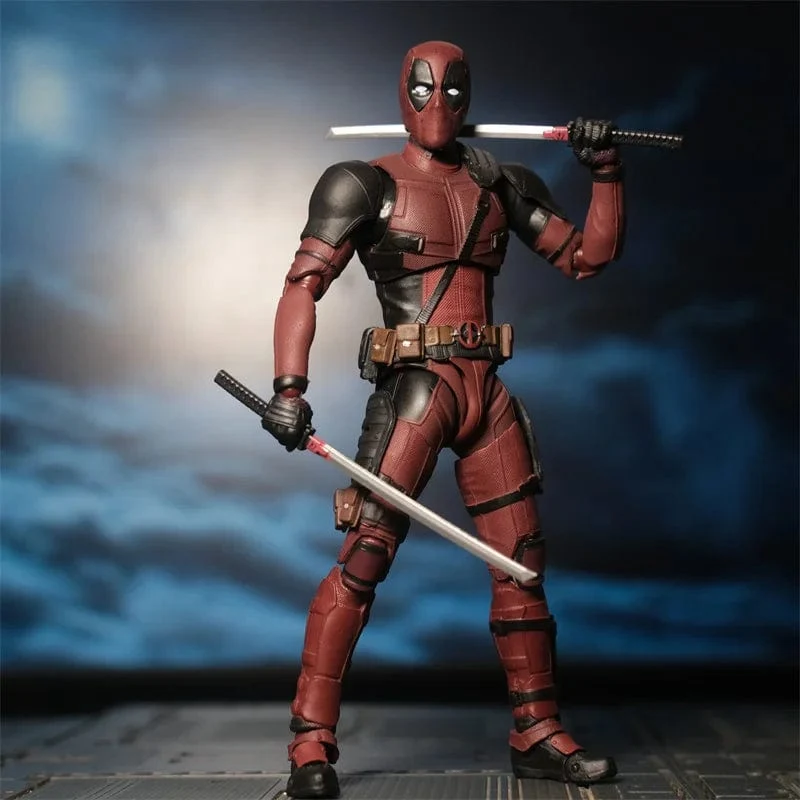 Deadpool & Wolverine Actionfigur SHFiguarts Gemeinsam beweglich New Mutants Wilson Comics Wade SHF Modell Filmspielzeug für Kinder Geschenk
