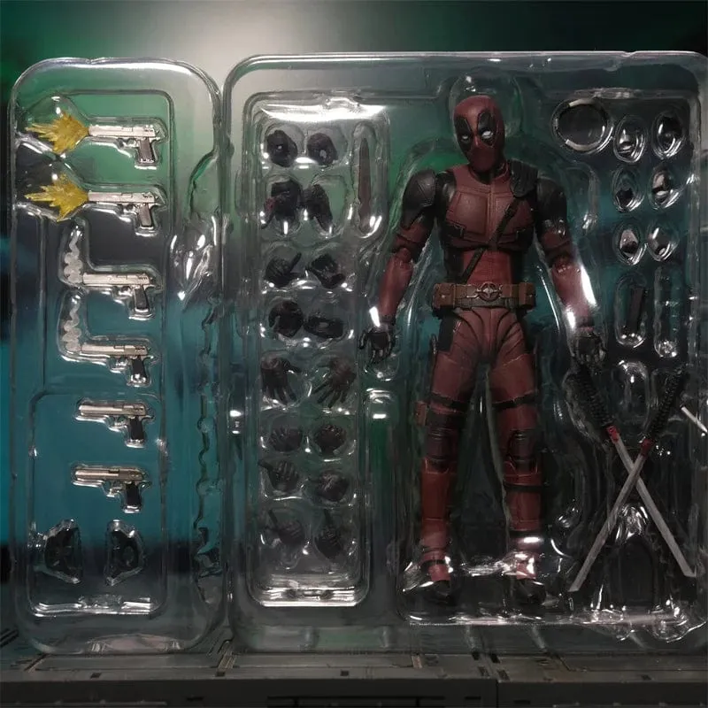 Deadpool & Wolverine Actionfigur SHFiguarts Gemeinsam beweglich New Mutants Wilson Comics Wade SHF Modell Filmspielzeug für Kinder Geschenk
