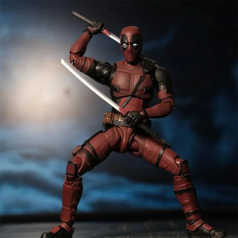 Deadpool & Wolverine Actionfigur SHFiguarts Gemeinsam beweglich New Mutants Wilson Comics Wade SHF Modell Filmspielzeug für Kinder Geschenk