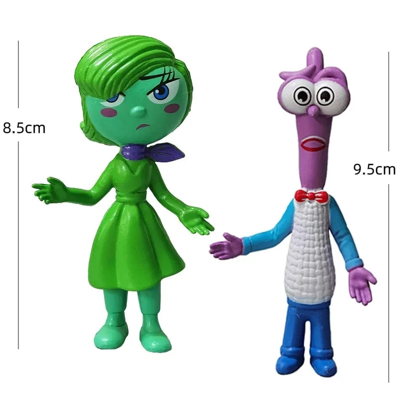6 Teile/satz Neue Inside Out 2 Action Figur Spielzeug Cartoon Film Freude Angst Wut Traurigkeit Ekel Angst Modell Puppe Figuren Kinder geschenk