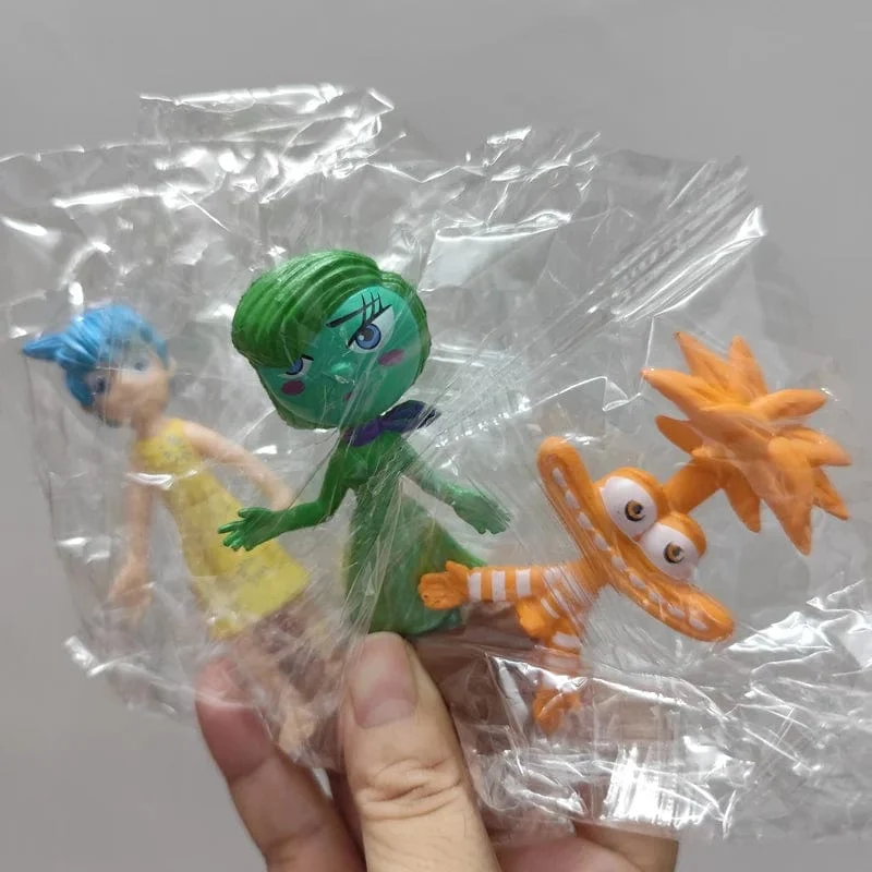 6 Teile/satz Neue Inside Out 2 Action Figur Spielzeug Cartoon Film Freude Angst Wut Traurigkeit Ekel Angst Modell Puppe Figuren Kinder geschenk