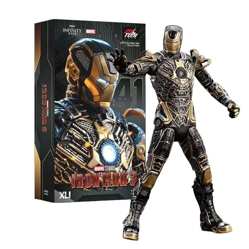 ZD Toys Iron Man Serie Gelenkbeweglich MK1 MK2 MK3 MK4 MK5 MK6 MK7 MK42 MK43 MK50 Film Actionfigur 7 Zoll Mark Dolls