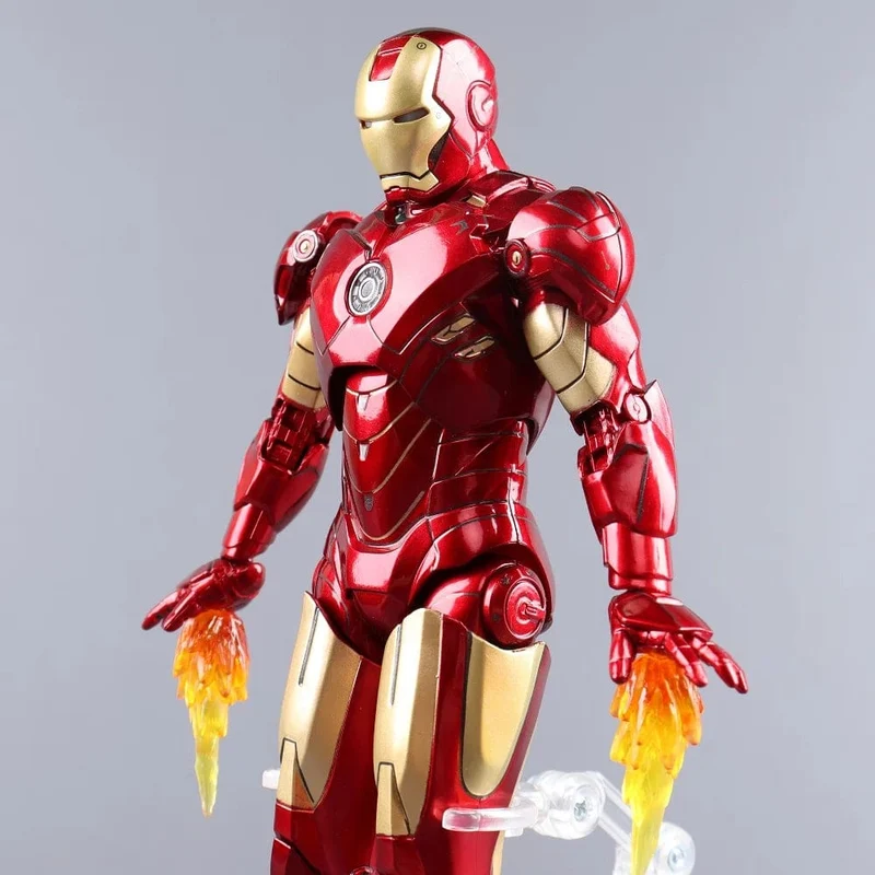 ZD Toys Iron Man Serie Gelenkbeweglich MK1 MK2 MK3 MK4 MK5 MK6 MK7 MK42 MK43 MK50 Film Actionfigur 7 Zoll Mark Dolls
