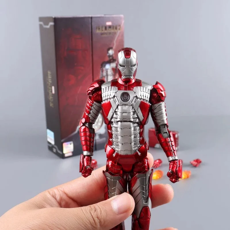 ZD Toys Iron Man Serie Gelenkbeweglich MK1 MK2 MK3 MK4 MK5 MK6 MK7 MK42 MK43 MK50 Film Actionfigur 7 Zoll Mark Dolls