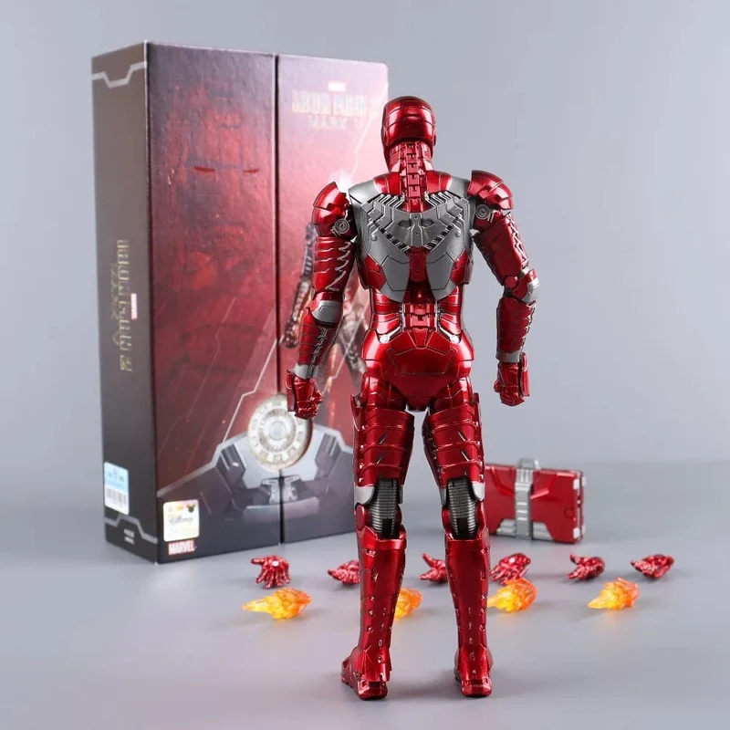 ZD Toys Iron Man Serie Gelenkbeweglich MK1 MK2 MK3 MK4 MK5 MK6 MK7 MK42 MK43 MK50 Film Actionfigur 7 Zoll Mark Dolls